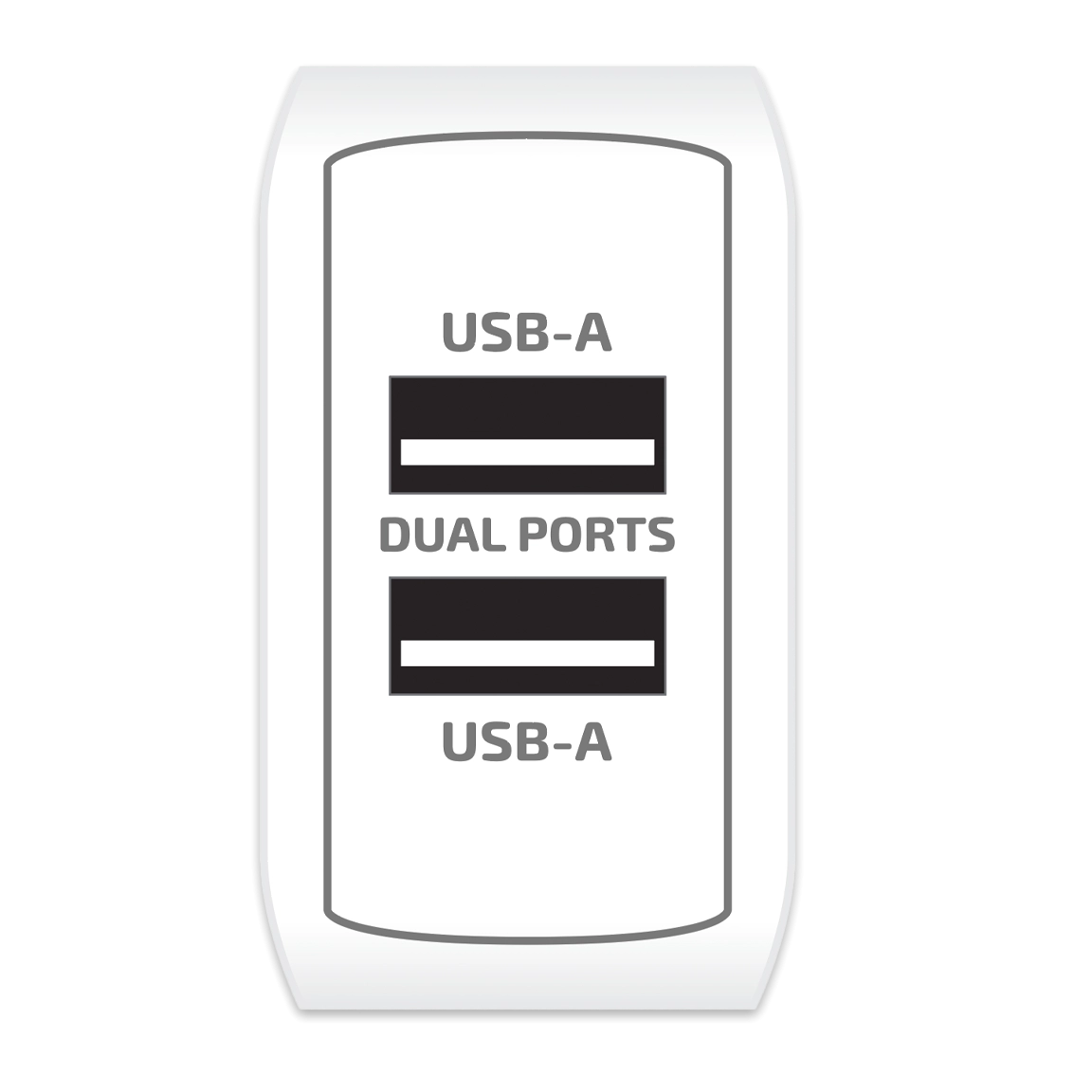 AC Wall Charger with Dual USB Port 2.4 Amp - 3 Pieces Per Pack 24629