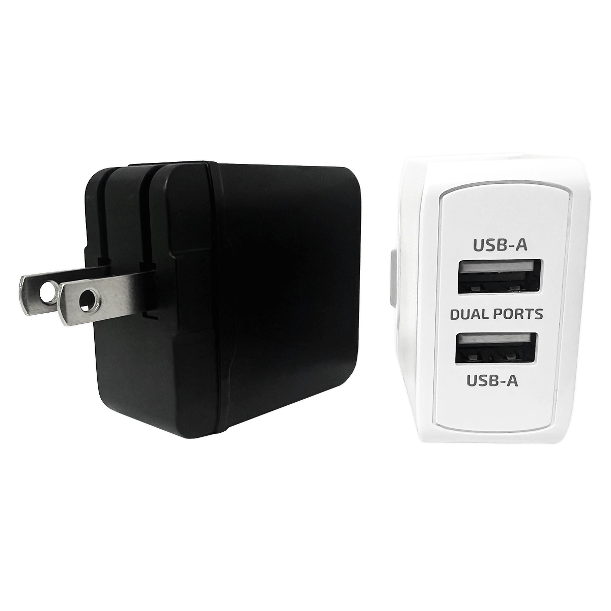 AC Wall Charger with Dual USB Port 2.4 Amp - 3 Pieces Per Pack 24629