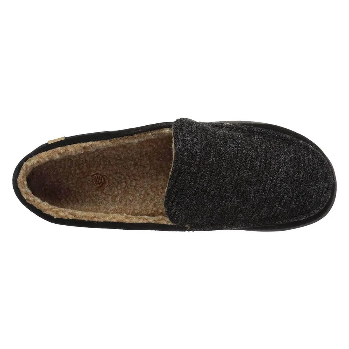 Acorn Men's Slipper - Ellsworth Suede Moc Black | A18801