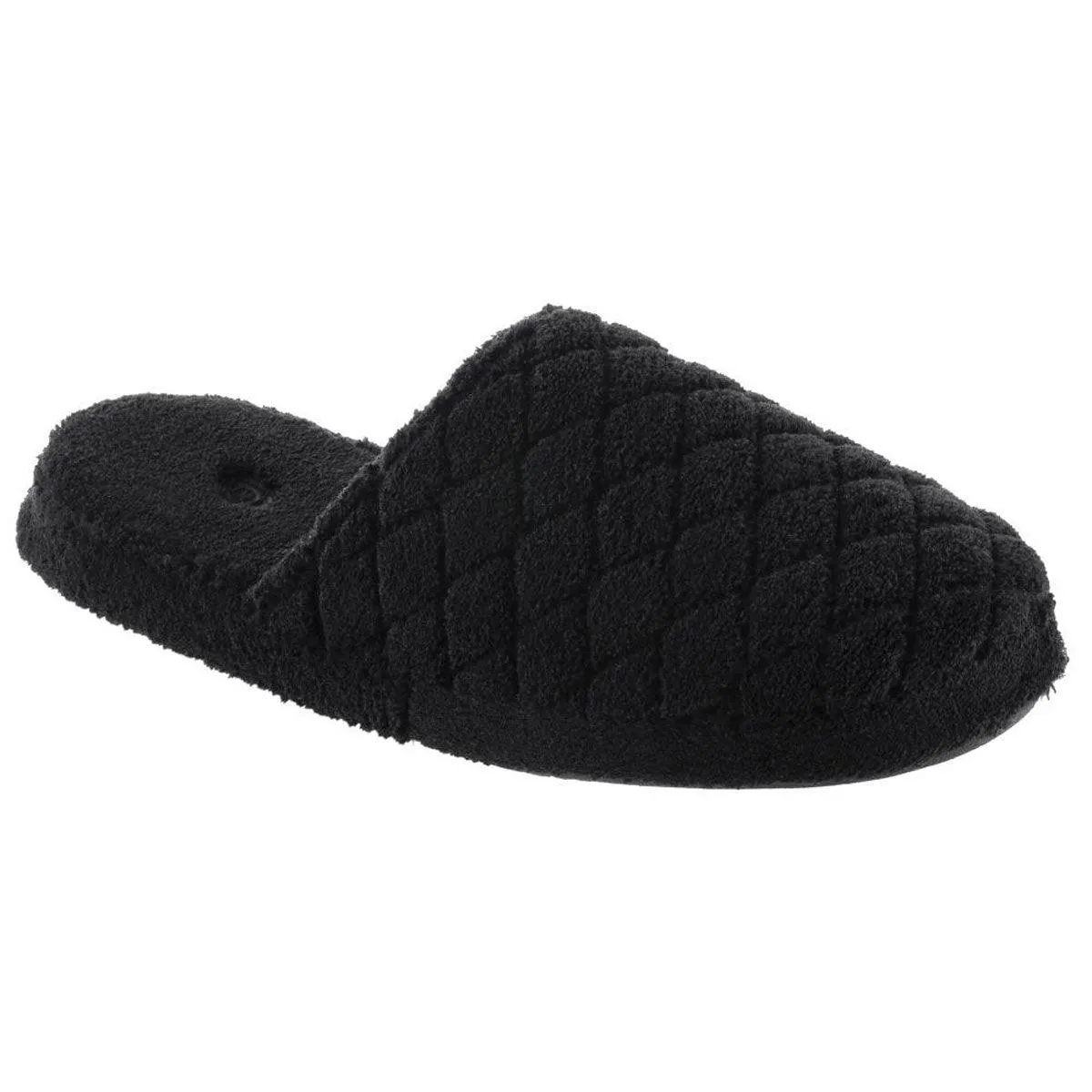 Acorn Women's Clog - Contoured Footbed Spa Quilted, Black, Small | A20123BLKWS