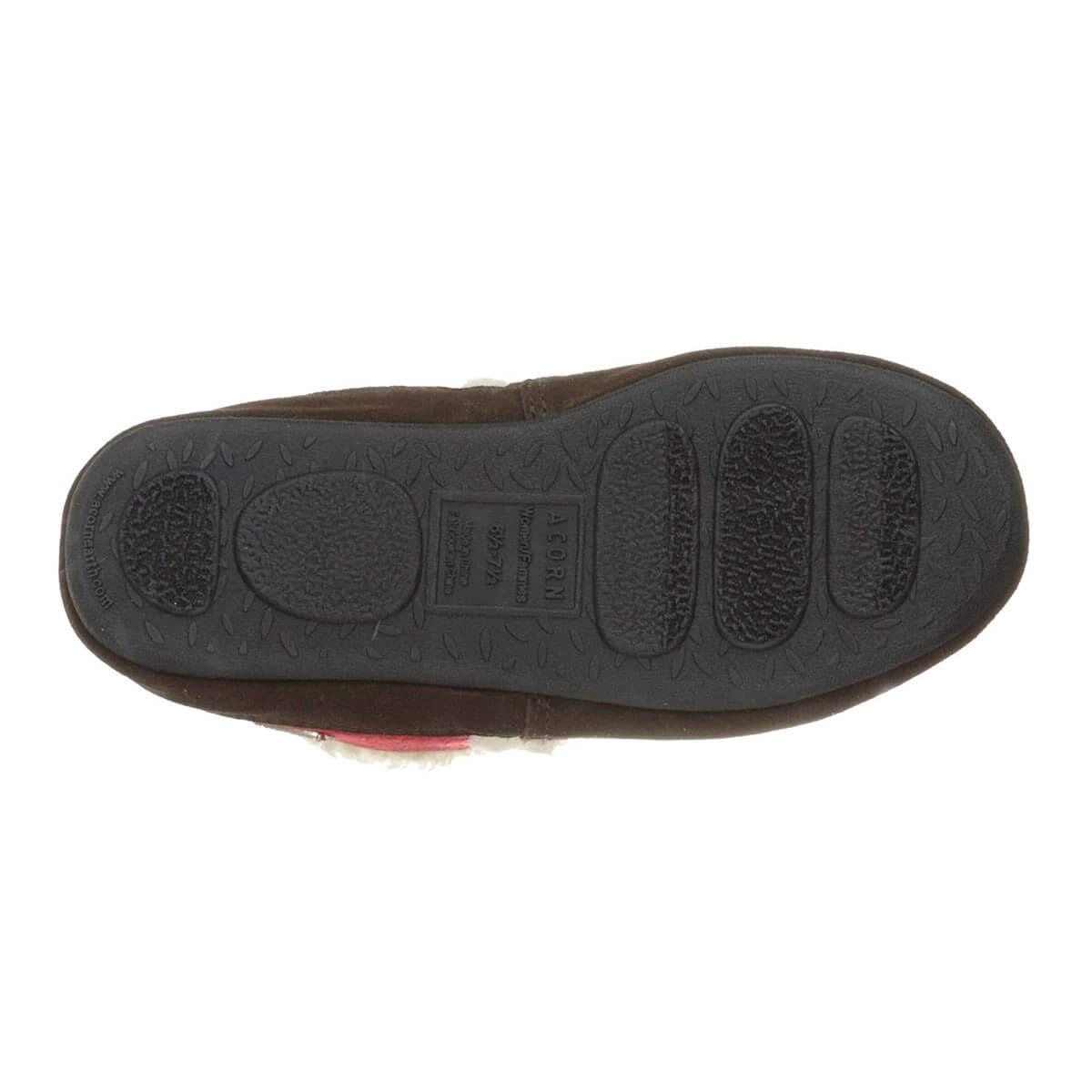 Acorn Women's Slipper - Moc Ragg Wool Red | A10153