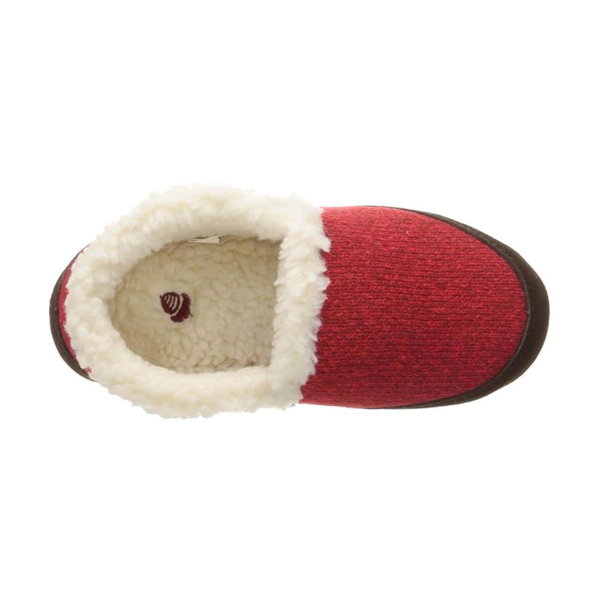 Acorn Women's Slipper - Moc Ragg Wool Red | A10153
