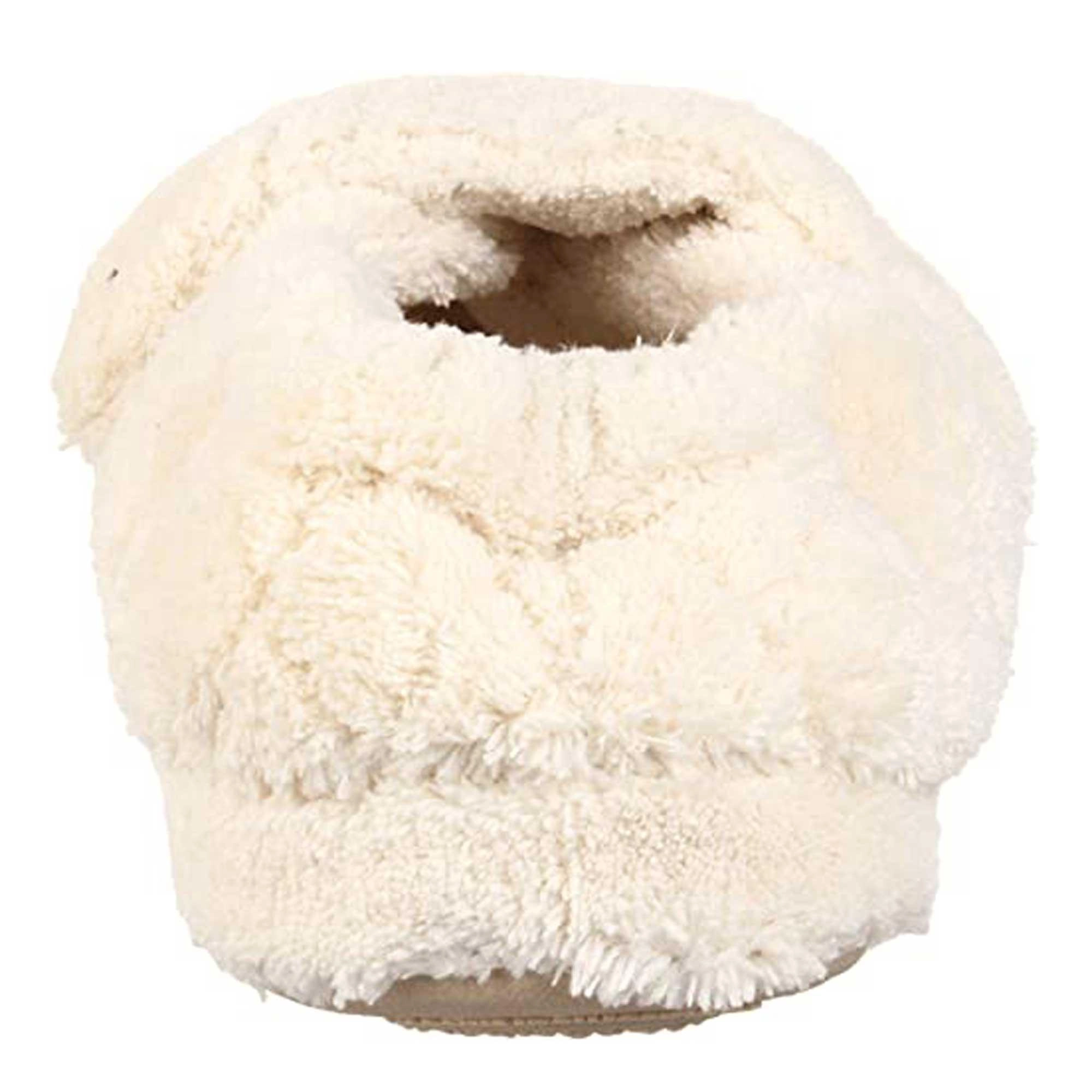 Acorn Women's Spa Slippers - Terry Adjustable Wrap, Natural, Large | A10631-AAH-L