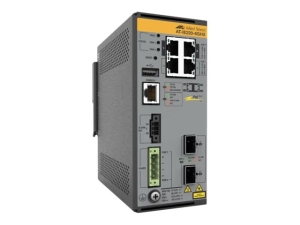 Allied Telesis AT IE220-6GHX - Switch - L2  - managed - 4 x 10/100/1000Base-T   2 x 1 Gigabit / 10 Gigabit SFP  (uplink) - DIN AT-IE220-6GHX-980