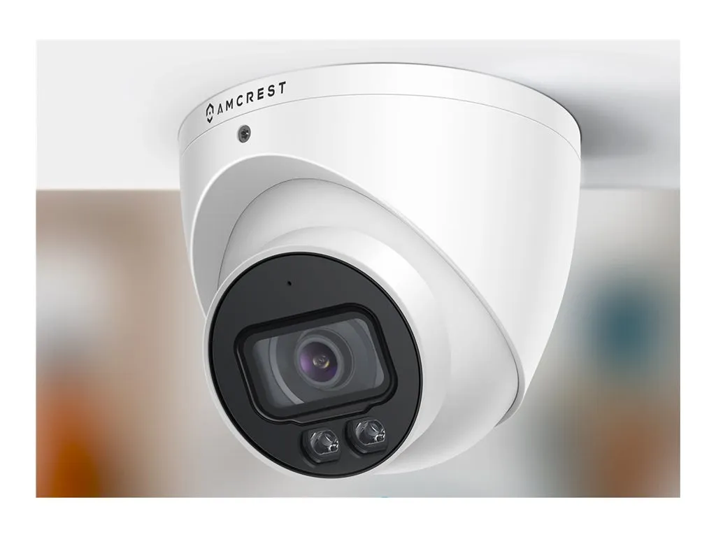 Amcrest IP4M-1048EW-AI - Network surveillance camera - turret - outdoor - weatherproof - color (Day&Night) - 4 MP - 2688 x 1536