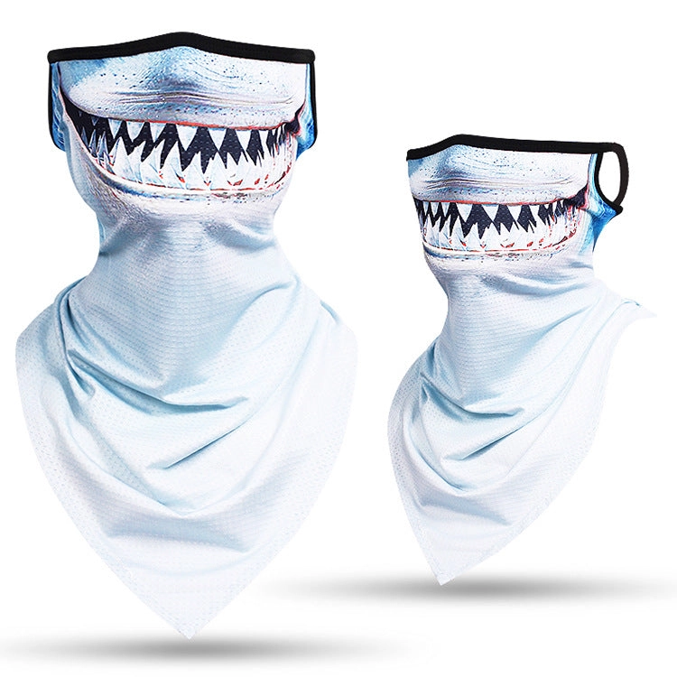 Animal print outdoor riding collar windproof and sunscreen Neck Gaiter