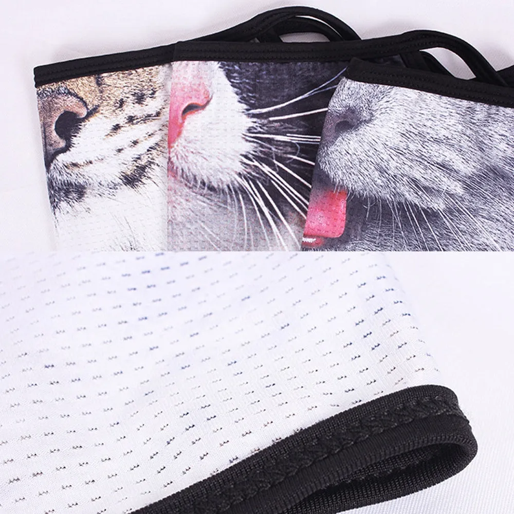 Animal print outdoor riding collar windproof and sunscreen Neck Gaiter