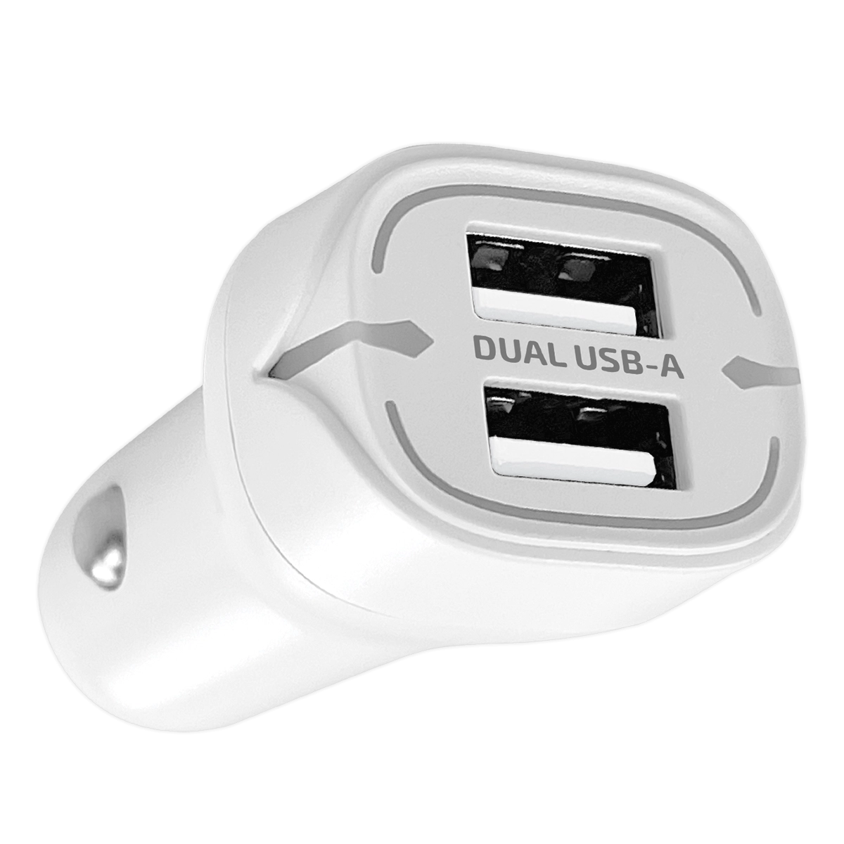 Car Charger with Dual USB Ports 2.4 Amp - 3 Pieces Per Pack 24632