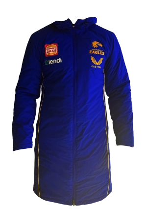 Castore Mens West Coast Eagles Padded Jacket <BR> TM0481