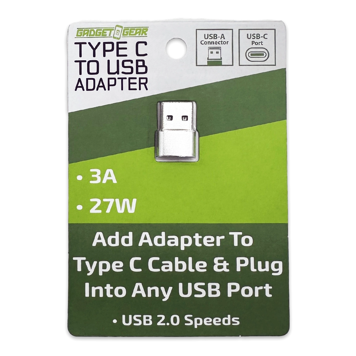 Charging Adapter USB-C to USB Converter - 6 Pieces Per Retail Ready Display 24836