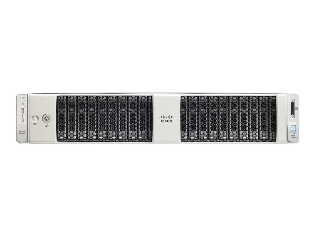Cisco UCS C240 M5 SFF Rack Server - Server - rack-mountable - 2U - 2-way - no CPU up to - RAM 0 GB - SATA/SAS/PCI Express - hot-swap UCSC-C240-M5SX-RF