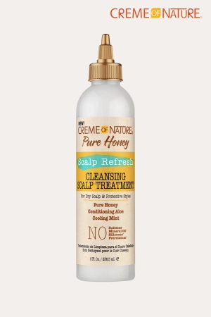 CREME OF NATURE PURE  HONEY SCALP REFRESH CLEANSING SCALP TREATMENT 8oz