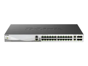 D-Link DMS 3130-30TS - Switch - L3 - managed - 24 x 100/1000/2.5G   2 x 100/1000/2.5G/5G/10G   4 x 10 Gigabit / 25 Gigabit SFP28 DMS-3130-30TS