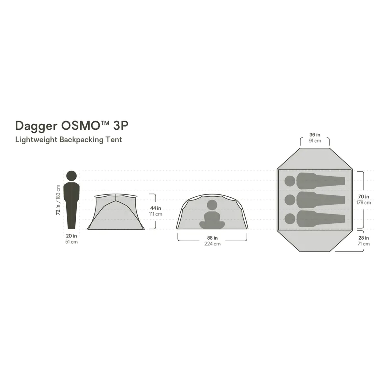 Dagger OSMO 3 Person