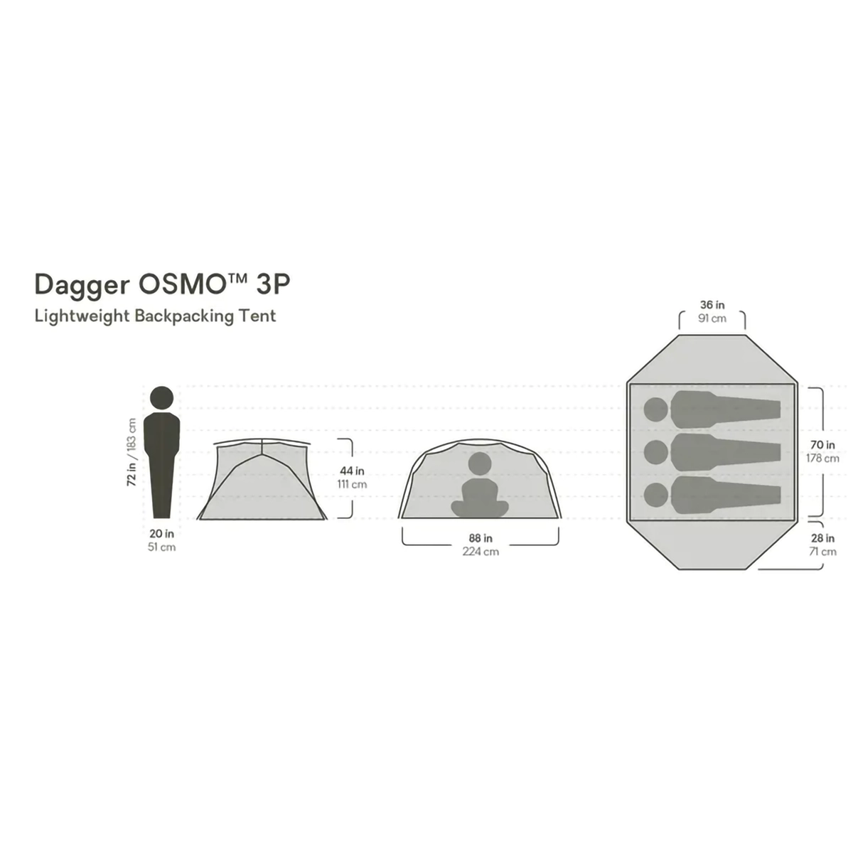 Dagger OSMO 3 Person