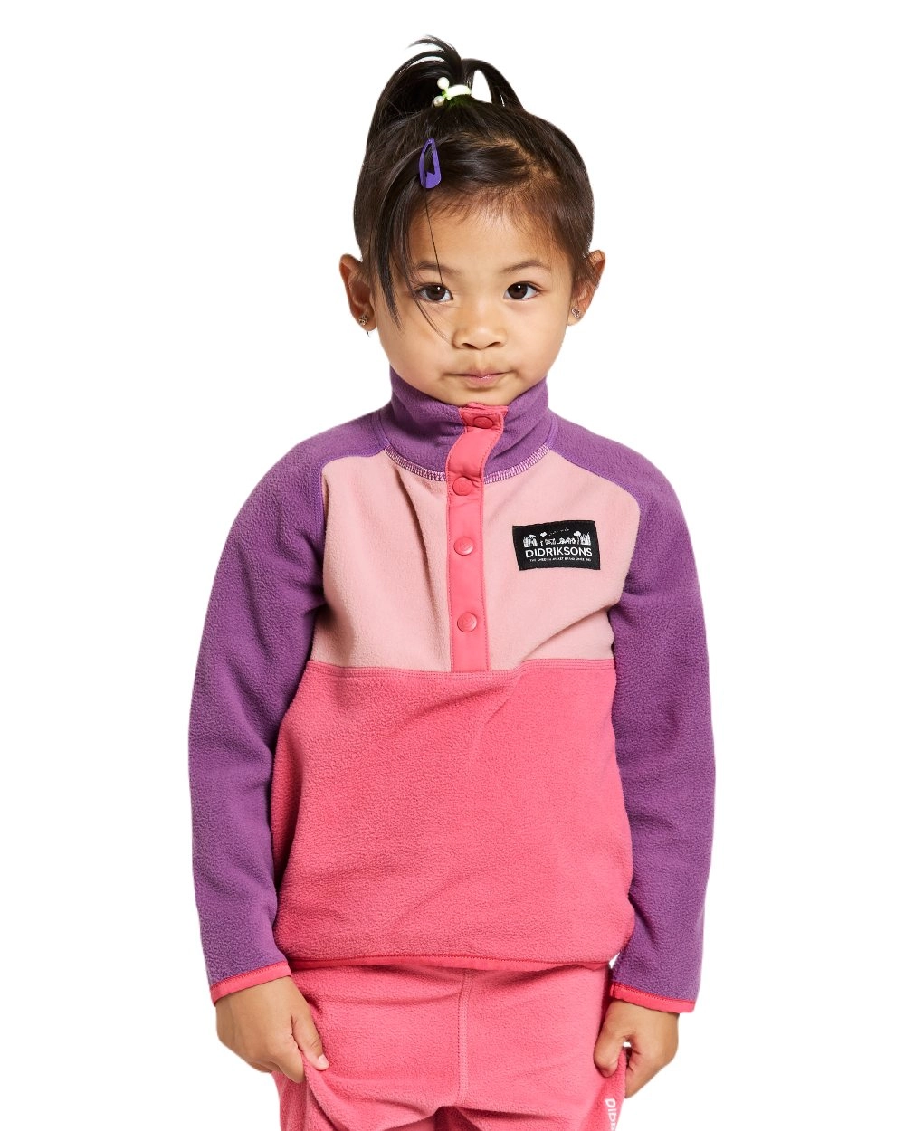 Didriksons Childrens Monte Half Button Fleece 4