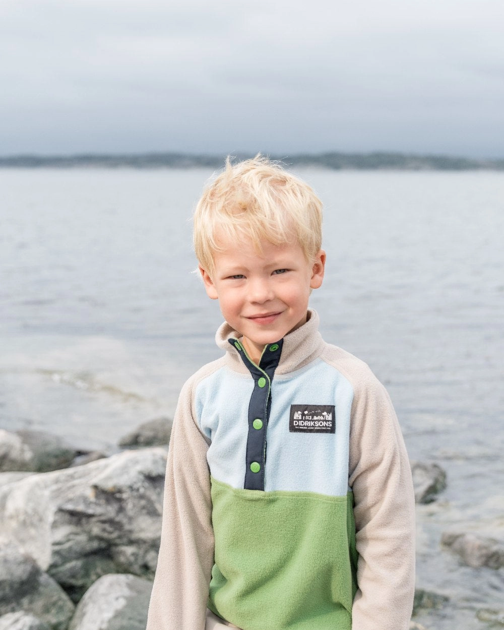 Didriksons Childrens Monte Half Button Fleece 4