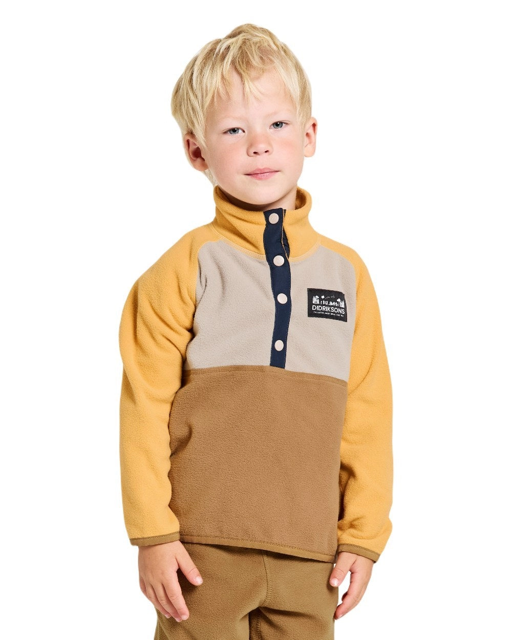 Didriksons Childrens Monte Half Button Fleece 4
