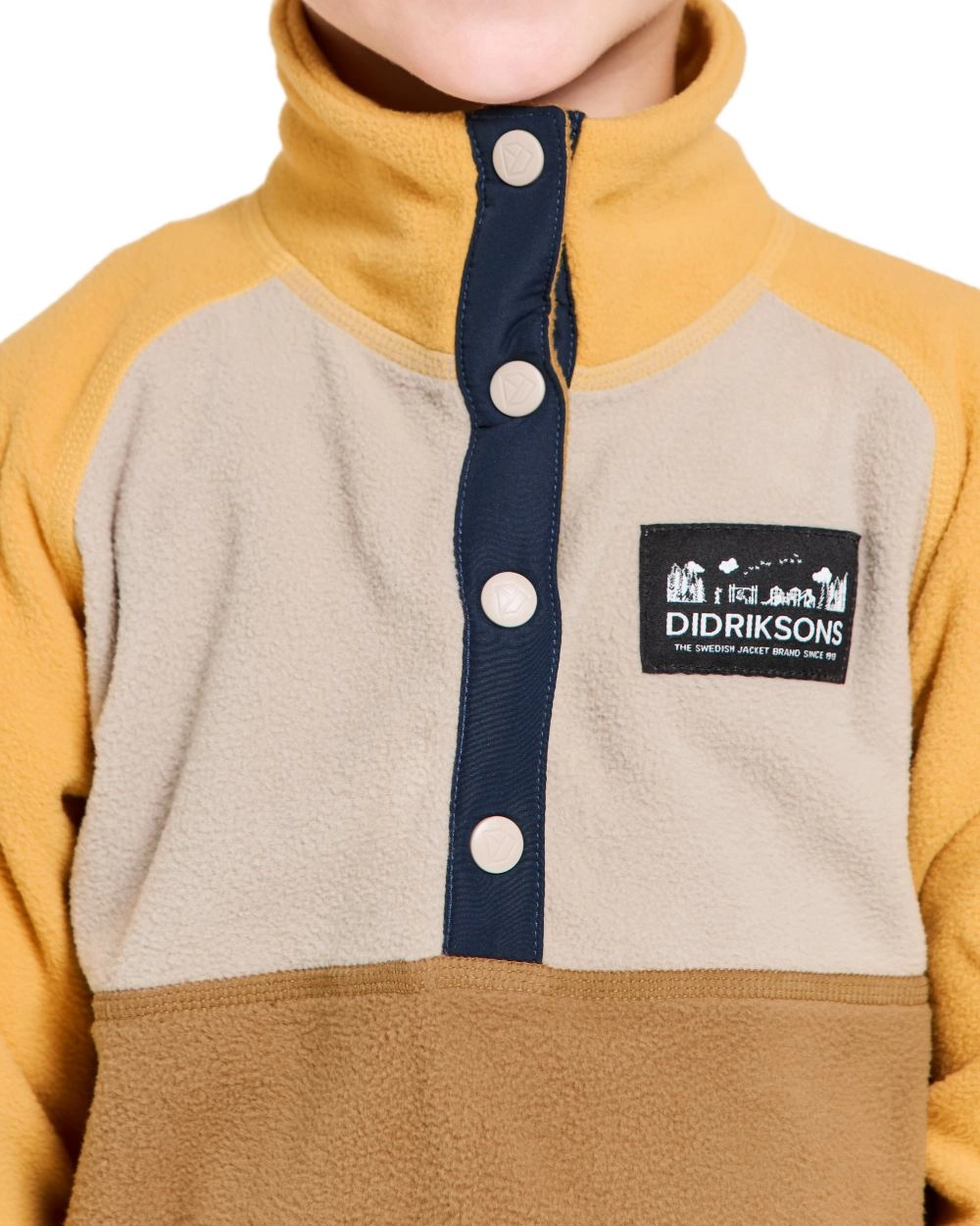 Didriksons Childrens Monte Half Button Fleece 4
