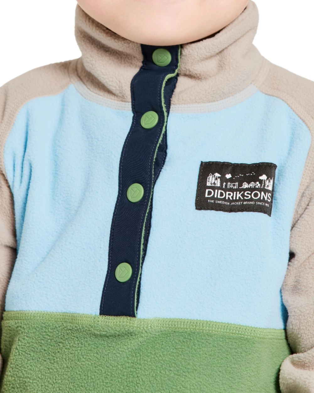 Didriksons Childrens Monte Half Button Fleece 4
