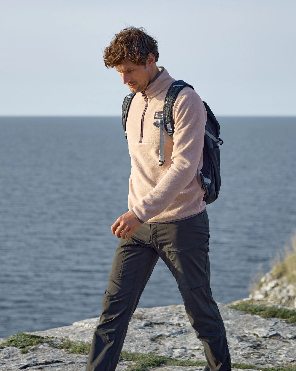 Didriksons Mens Vito Half Zip Sweater