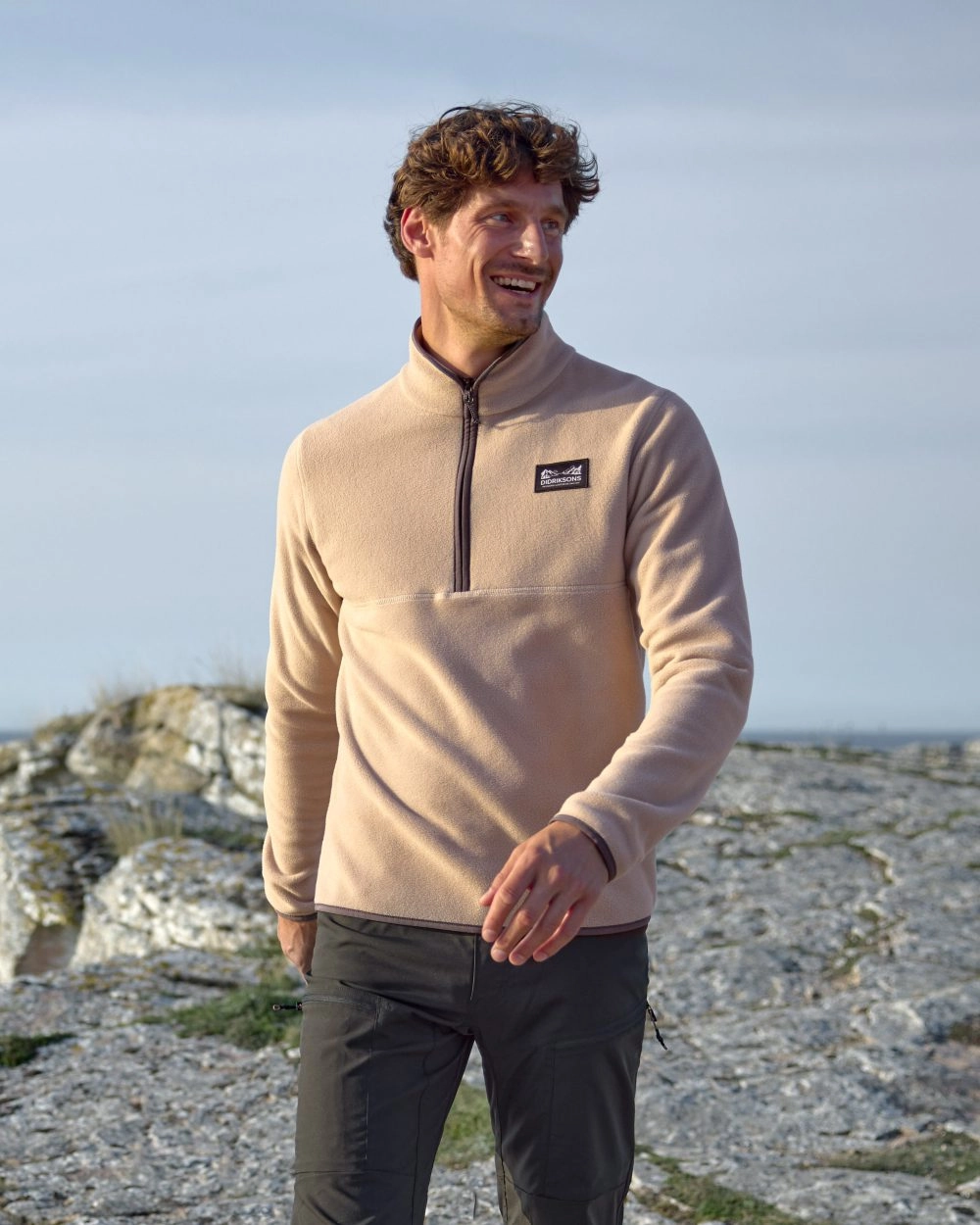 Didriksons Mens Vito Half Zip Sweater