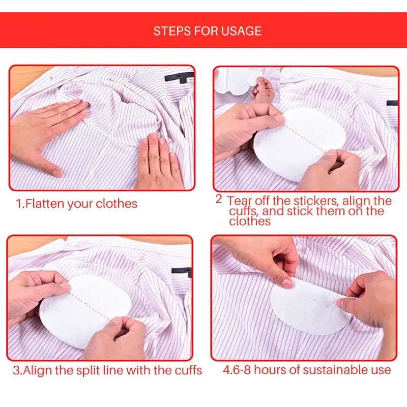 Disposable Underarm Sweat Guard Pad Antiperspirant Deodorants for body