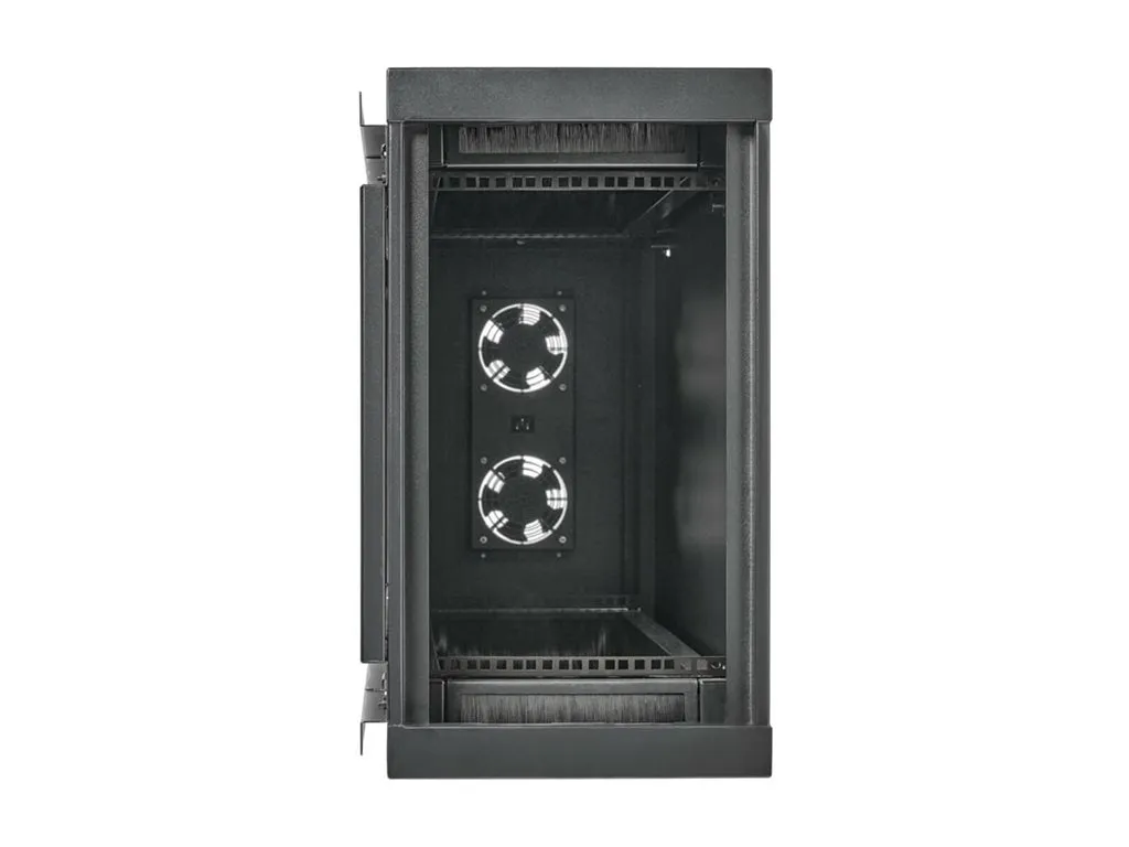 Eaton Tripp Lite Series SmartRack Wall-Mount Mini Rack Enclosure 6U Low-Profile Side-Mount Black - Rack cabinet - low-profile, SRW6USM