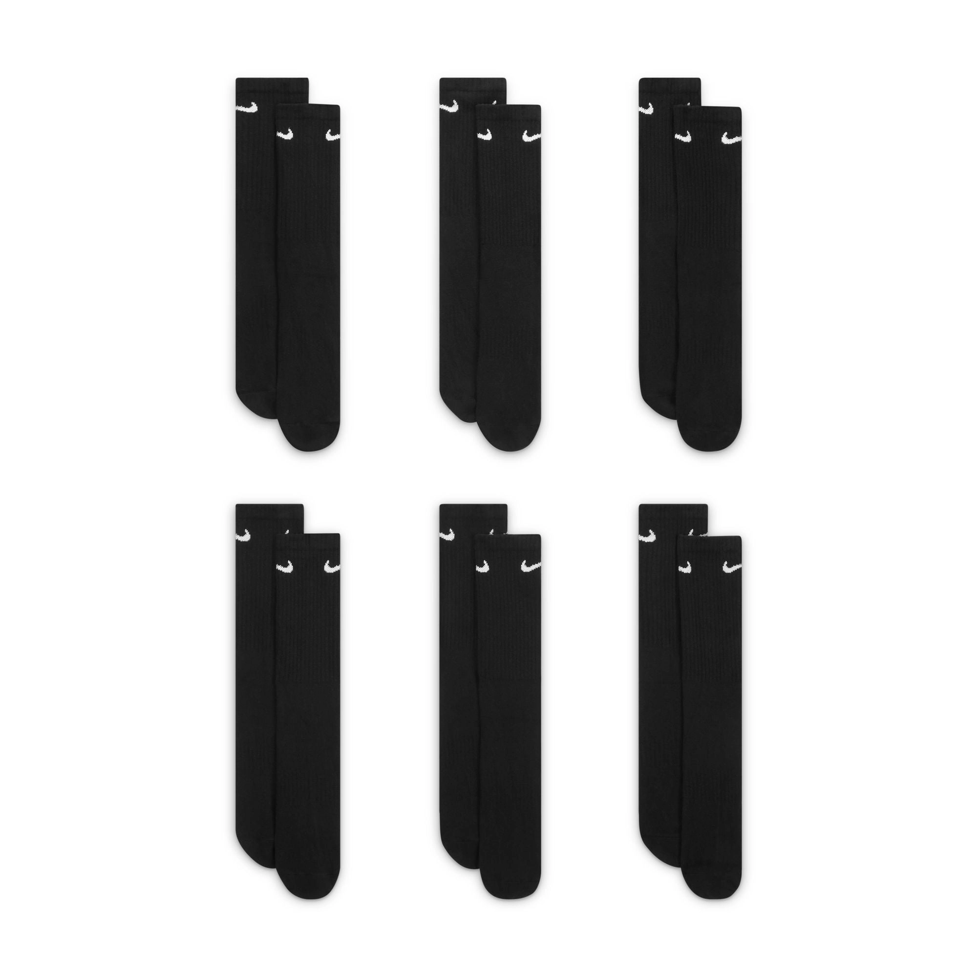 Everyday Cushioned Crew Socks (6 Pair)