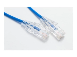 Fiber Cables Direct TightSpot - Patch cable - RJ-45 (M) to RJ-45 (M) - 10 ft - 0.1 in - UTP - CAT 6 - booted - blue FCDUS56V222