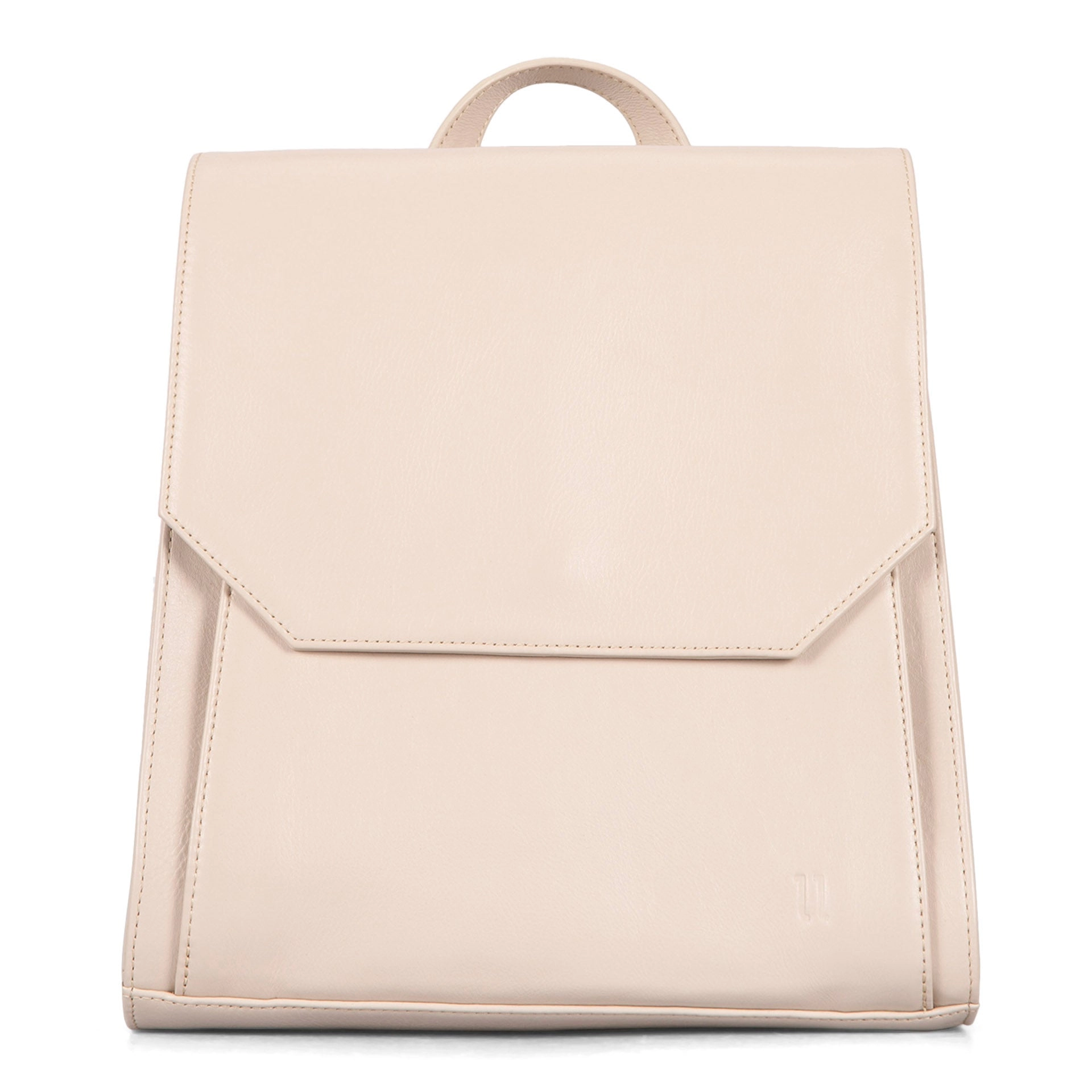 FINAL SALE Leather RFID Flapover Fashion Backpack