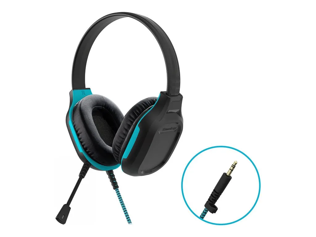 Gumdrop DropTech - Headset - full size - wired - 3.5 mm jack 01H023