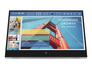 HP E14 G4 Portable - LED monitor - 14 - portable - 1920 x 1080 Full HD (1080p) @ 60 Hz - IPS - 400 cd/mï¿½ - 800:1 - 5 ms - 2xUSB-C 1B065AA#AC3