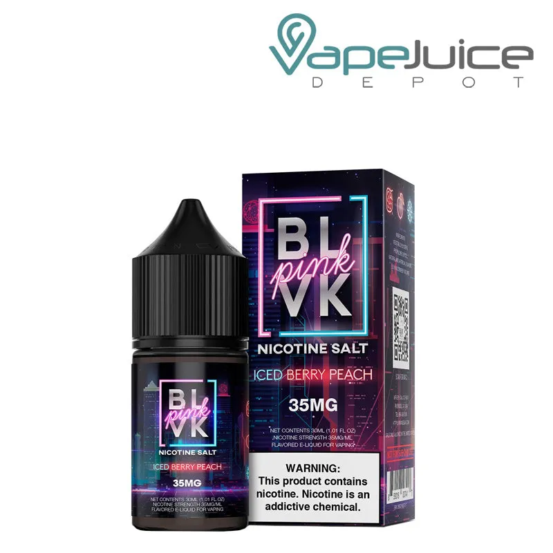 Iced Berry Peach Salt BLVK Pink Series 30ml