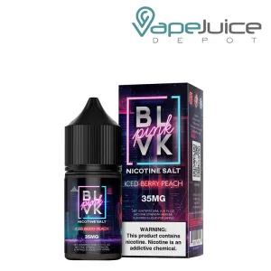Iced Berry Peach Salt BLVK Pink Series 30ml