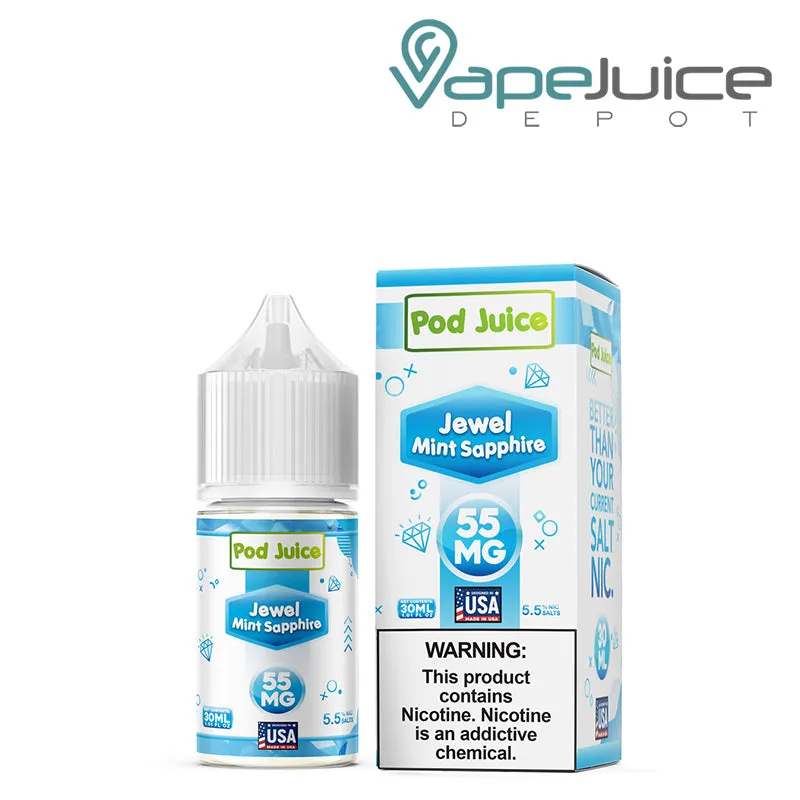 Jewel Mint Sapphire Pod Juice TFN Salt 30ml