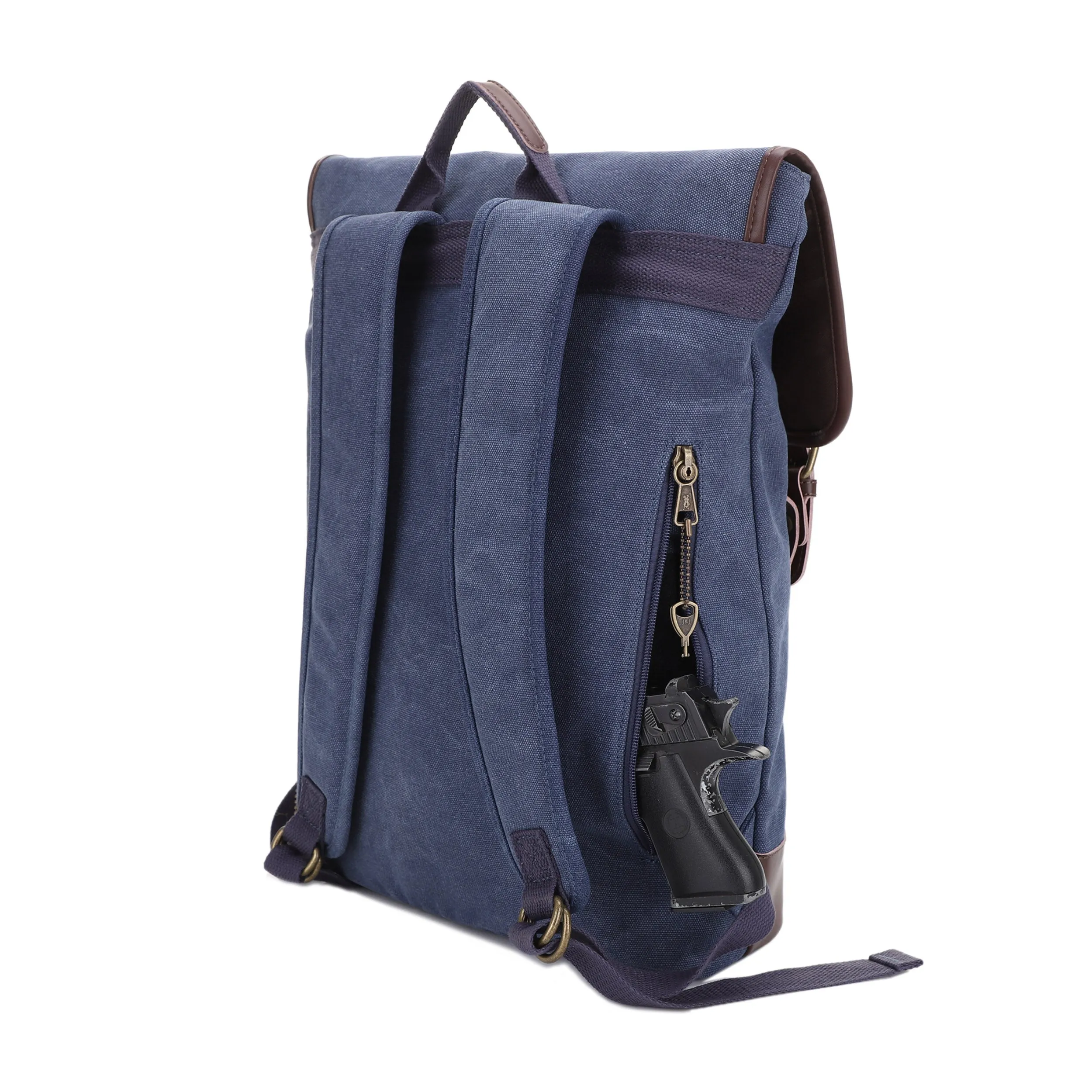 Lassen Unisex Concealed Carry Vintage Backpack