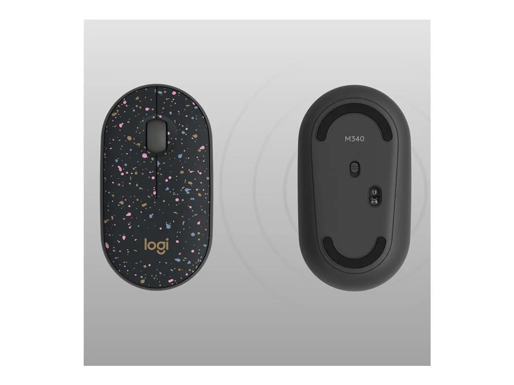 Logitech M340 - Mouse - right and left-handed - optical tracking sensor - 3 buttons - wireless - 2.4 GHz - USB wireless receiver 910-007281