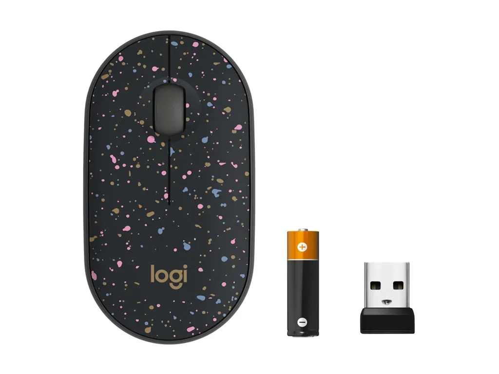 Logitech M340 - Mouse - right and left-handed - optical tracking sensor - 3 buttons - wireless - 2.4 GHz - USB wireless receiver 910-007281