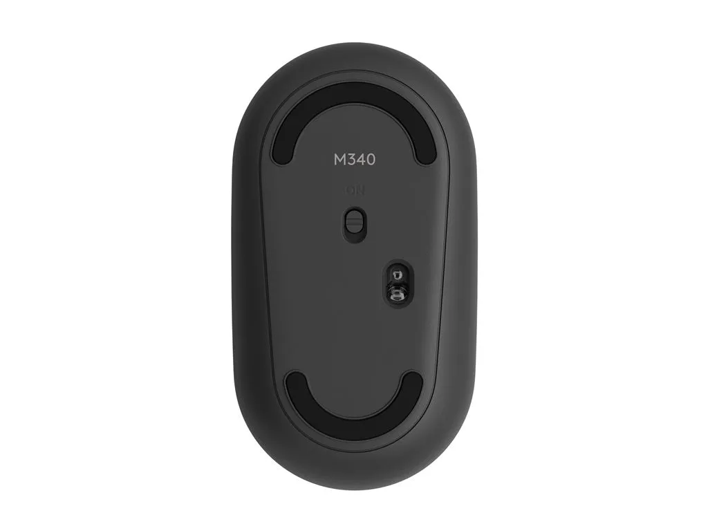 Logitech M340 - Mouse - right and left-handed - optical tracking sensor - 3 buttons - wireless - 2.4 GHz - USB wireless receiver 910-007281