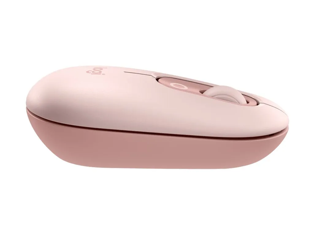 Logitech POP Icon Combo - Keyboard and mouse set - wireless - Bluetooth LE - QWERTY - English - rose, off-white 920-013105