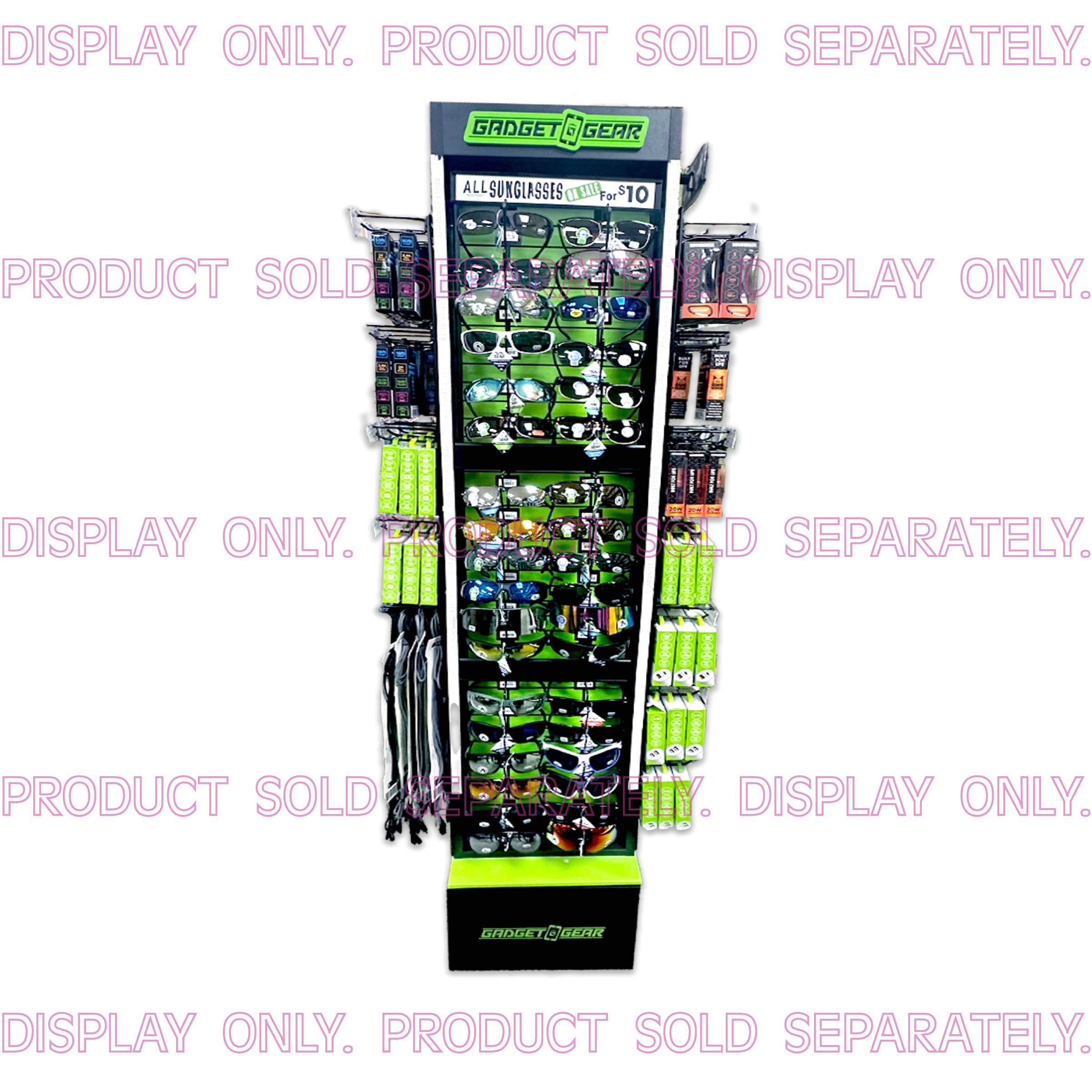 Merchandising Fixture - Next Gen Gadget Gear 60" Spinner Shelf/Grid Kit ONLY 88541
