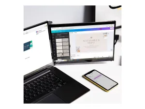 Mobile Pixels DUEX Max DS - LCD monitor - 14.1 - portable - 1920 x 1080 Full HD (1080p) @ 60 Hz - IPS - 300 cd/mï¿½ - 700:1 - 101-1007P06