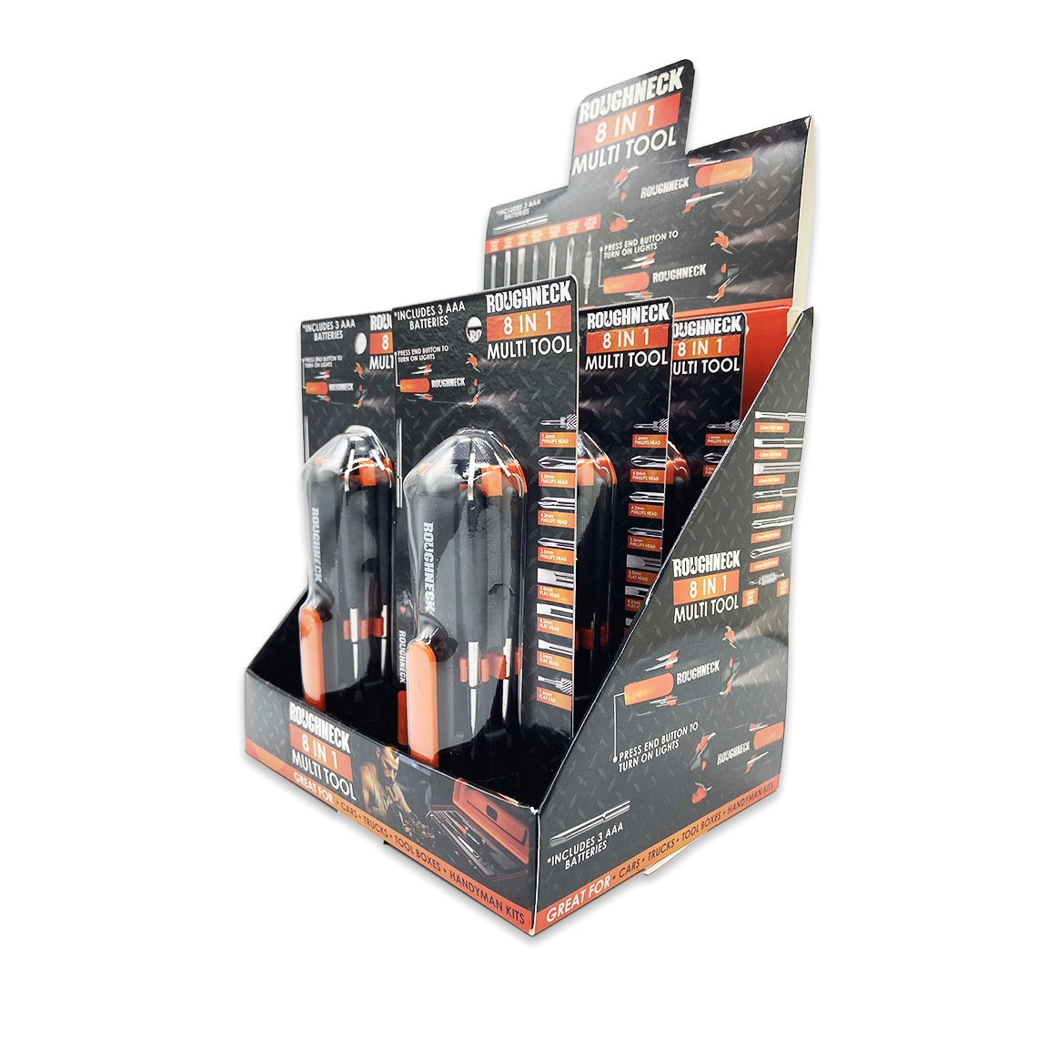 Multi-Tool 8-In-1 with Lights - 6 Pieces Per Retail Ready Display 25116