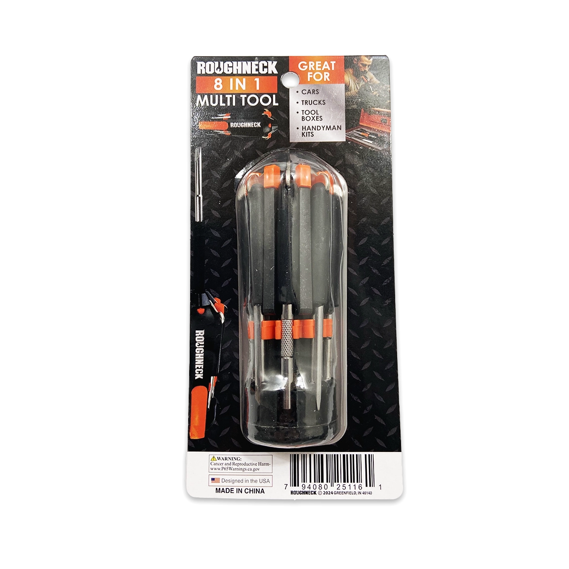Multi-Tool 8-In-1 with Lights - 6 Pieces Per Retail Ready Display 25116