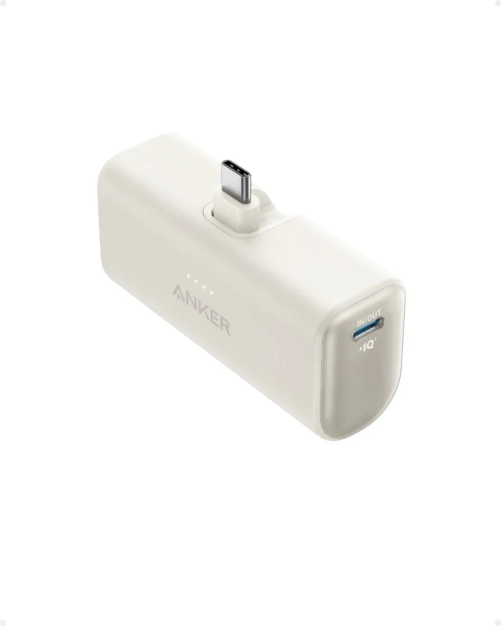 Nano Power Bank (22.5W. Built-In USB-C Connector)