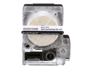 Panduit - Translucent vinyl - acrylic adhesive - 4.25 mil - clear, white - 0.5 in x 1.5 in 175 label(s) (1 roll(s) x 175) die S050X150VAM
