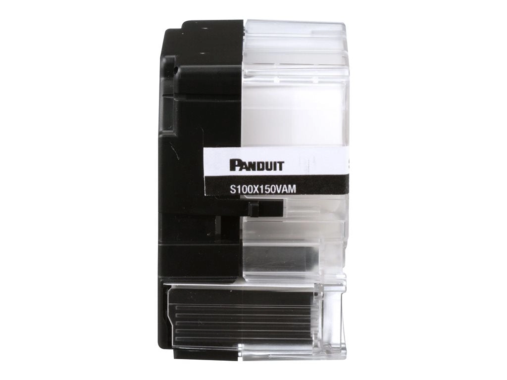 Panduit - Translucent vinyl - acrylic adhesive - 4.25 mil - clear, white - 0.5 in x 1.5 in 175 label(s) (1 roll(s) x 175) die S050X150VAM