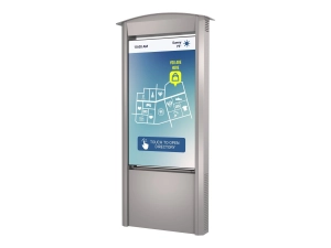 Peerless Smart City Kiosk KOP55XHB-SA-EUK - 55 Diagonal Class LCD flat panel display - digital signage outdoor - with touchscreen