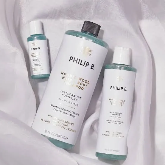 Philip B Nordic Wood Hair   Body Shampoo